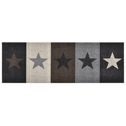 vidaXL Kitchen Carpet Washable Stars Hallway Rug Floor Mat Non Slip Runner