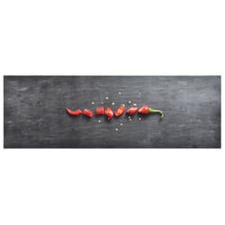 vidaXL Kitchen Carpet Washable Pepper Hallway Rug Floor Mat Non Slip Runner