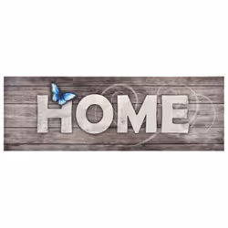 vidaXL Kitchen Carpet Washable Home Hallway Rug Door Floor Mat Non Slip Runner