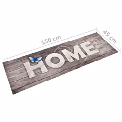 vidaXL Kitchen Carpet Washable Home Hallway Rug Door Floor Mat Non Slip Runner