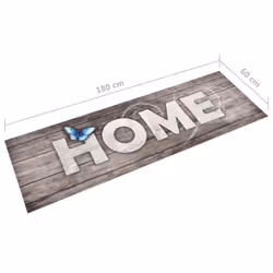 vidaXL Kitchen Carpet Washable Home Floor Non Slip Runner Hallway Rug Door Mat