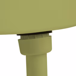 vidaXL Toilet Cistern with Bottom Water Inlet 3/6 L Olive Water Toilet Tank