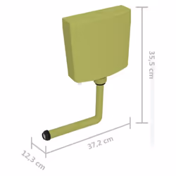 vidaXL Toilet Cistern with Bottom Water Inlet 3/6 L Olive Water Toilet Tank - Additional view 6
