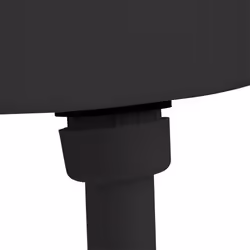 vidaXL Toilet Cistern with Bottom Water Inlet 3/6 L Black Water Toilet Tank