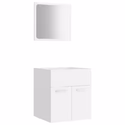 VidaXL 804773, White, Wood, 410 mm, 385 mm, 460 mm, 40 cm