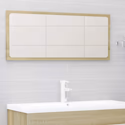 vidaXL Bathroom Furniture Set 2 Piece Sonoma Oak Engineered Wood Furniture - Additional view 10