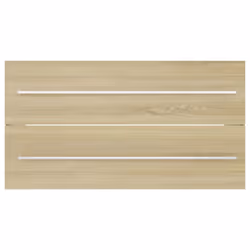 vidaXL Bathroom Furniture Set 2 Piece Sonoma Oak Engineered Wood Furniture - Additional view 8