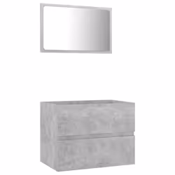 VidaXL 804876, Grey, Wood, 600 mm, 385 mm, 450 mm, 60 cm