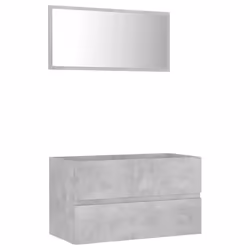 VidaXL 804885, Grey, Wood, 800 mm, 385 mm, 450 mm, 80 cm