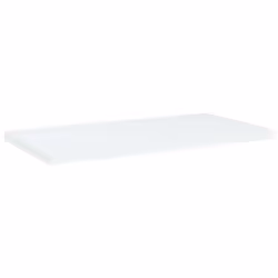 vidaXL 4x Bookshelf Boards White Engineered Wood Extra Shelf Panel Bookrack