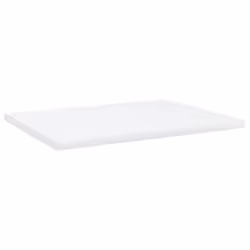 vidaXL 4x Bookshelf Boards White Engineered Wood Panel Extra Shelf Bookcase