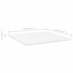 vidaXL 4x Bookshelf Boards White Engineered Wood Bookcase Panel Extra Shelf - Additional view 5