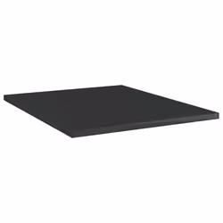 vidaXL 8x Bookshelf Boards High Gloss Black Engineered Wood Panel Bookcase - Additional view 2