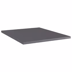 vidaXL 8x Bookshelf Boards High Gloss Grey Engineered Wood Panel Bookcase - Additional view 2