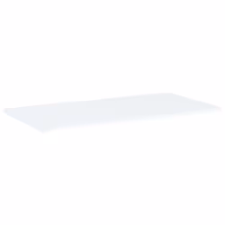 vidaXL 4x Bookshelf Boards White Engineered Wood Panel Extra Shelf Bookrack