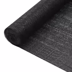 vidaXL Privacy Net Black 2x10 m HDPE 75 g/m² Garden Balcony Screen Windbreak