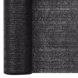 vidaXL Privacy Net Black 2x10 m HDPE 75 g/mÂ² Garden Balcony Screen Windbreak