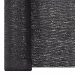 vidaXL Privacy Net Black 2x10 m HDPE 195 g/mÂ² Garden Balcony Screen Windbreak