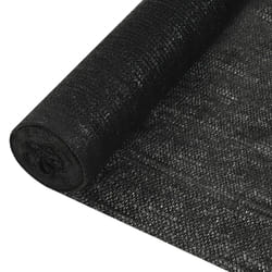 vidaXL Privacy Net Black 2x25 m HDPE 195 g/mÂ² Garden Balcony Screen Windbreak