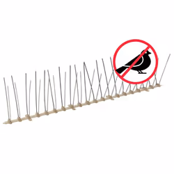 vidaXL 2/4/5-row Plastic Bird & Pigeon Spikes Set Pet Repellent 6 3/20 10 m - 10 m/ 4 rows spikes - Additional view 5