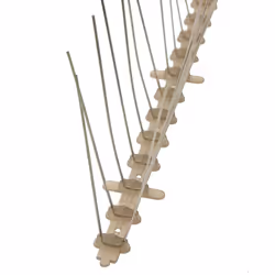 vidaXL 2/4/5-row Plastic Bird & Pigeon Spikes Set Pet Repellent 6 3/20 10 m - 3 m/ 5 rows spikes - Additional view 4
