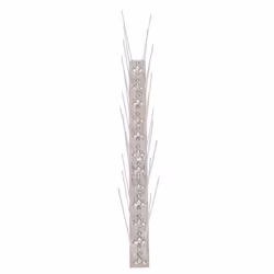 vidaXL 2-row Stainless Steel Bird & Pigeon Spikes Set of 20 10 m Pest Control - Additional view 4