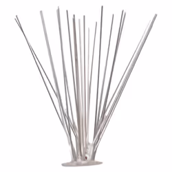 vidaXL 5-row Stainless Steel Bird & Pigeon Spikes Set of 20 10 m Pest Control - Additional view 10