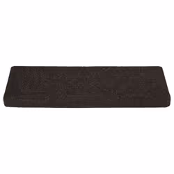 vidaXL Stair Mats Carpet Rug Stair Protector 15 pcs Needle Punch Dark Brown - Additional view 2