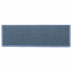 vidaXL Carpet Stair Treads Stair Mat Stair Step Protector Rug 15 pcs Blue - Additional view 5