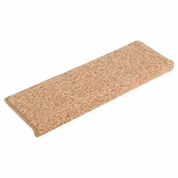 vidaXL Carpet Stair Treads Stair Mat Stair Step Protector Rug 15 pcs Gold