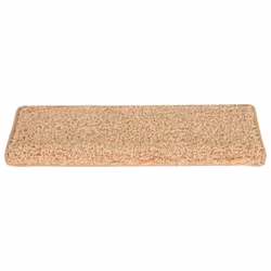 vidaXL Carpet Stair Treads Stair Mat Stair Step Protector Rug 15 pcs Gold - Additional view 4