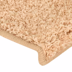vidaXL Carpet Stair Treads Stair Mat Stair Step Protector Rug 15 pcs Gold - Additional view 6