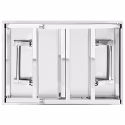 vidaXL Kitchen Folding Work Table 85x60x80 cm Stainless Steel Catering Bench