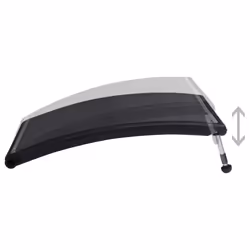 vidaXL Curved Pool Solar Heating Panels Pool Heater Solar Heater 2 pcs 110x65 cm - Additional view 5
