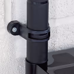 vidaXL Storage Shelf 4-Tier Black Plastic Storage Organiser Display Rack Home
