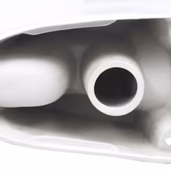 vidaXL WC Ceramic Toilet Bathroom Round Toilet Bottom Water Flow White Unit - Additional view 6