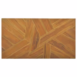 vidaXL Solid Wood Teak Coffee Table Erosion Living Room End Accent Sofa Table