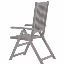 VidaXL 3065517 outdoor chair Terrace Acacia wood Grey - Additional view 5