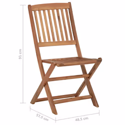 VidaXL 3065522 outdoor chair Terrace Acacia wood - Additional view 7