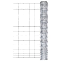 vidaXL Garden Fence Galvanised Steel 50 m 150 cm Silver Border Wire Mesh Panel