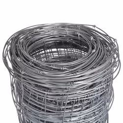 vidaXL Garden Fence Galvanised Steel 50x1,5 m Wire Mesh Wire Fence Roll Panel