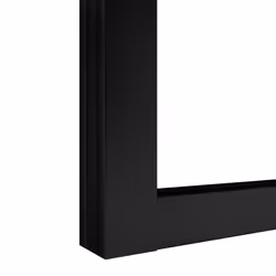 vidaXL Sliding Door Barn Door Sliding Door Panel Aluminium and ESG Glass Black - Additional view 5