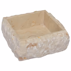 vidaXL Sink Cream 30x30x13 cm Marble Natural Stone Basin Washroom Bathroom - Additional view 4
