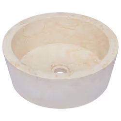 vidaXL Sink Cream Ã40x15 cm Marble Natural Stone Basin Washroom Bathroom Home - Additional view 2