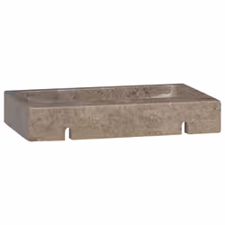 vidaXL Sink Grey 38x24x6.5 cm Marble Natural Stone Basin Washroom Bathroom - Additional view 6