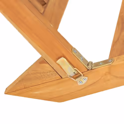 vidaXL Solid Teak Wood Sun Lounger Patio Wooden Sunbed Daybed Chaise Lounge - Additional view 6