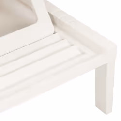 VidaXL 315826 outdoor chair Lounge Padded seat Plastic White - Additional view 6