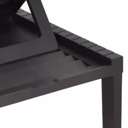 VidaXL 315827 outdoor chair Lounge Padded seat Plastic Anthracite - Additional view 6