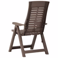 VidaXL 315832 outdoor chair Terrace Plastic Mocha