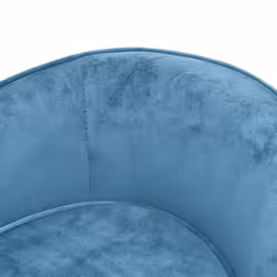 vidaXL Dog Sofa Turquoise Plush Animal Supply Pet Couch Comfortable Lounge - Additional view 6